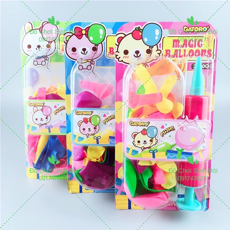 vĩ bong bóng và ống bom