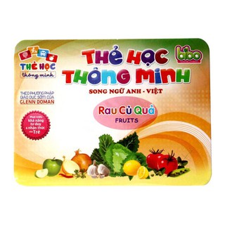 Bộ Thẻ Học Thông Minh Chủ Đề Rau Củ Quả