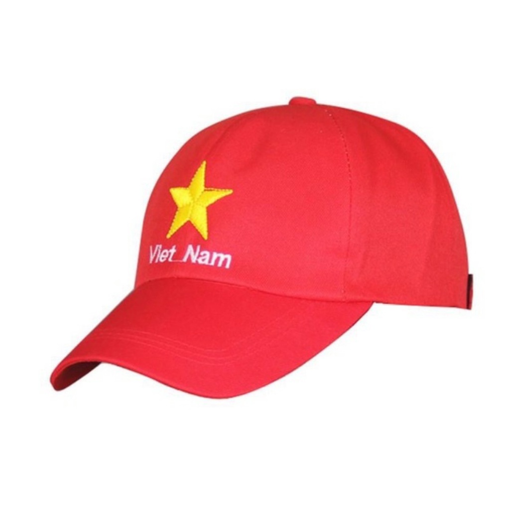 Nón Lưỡi Trai Đỏ Thêu Sao Vàng Việt Nam