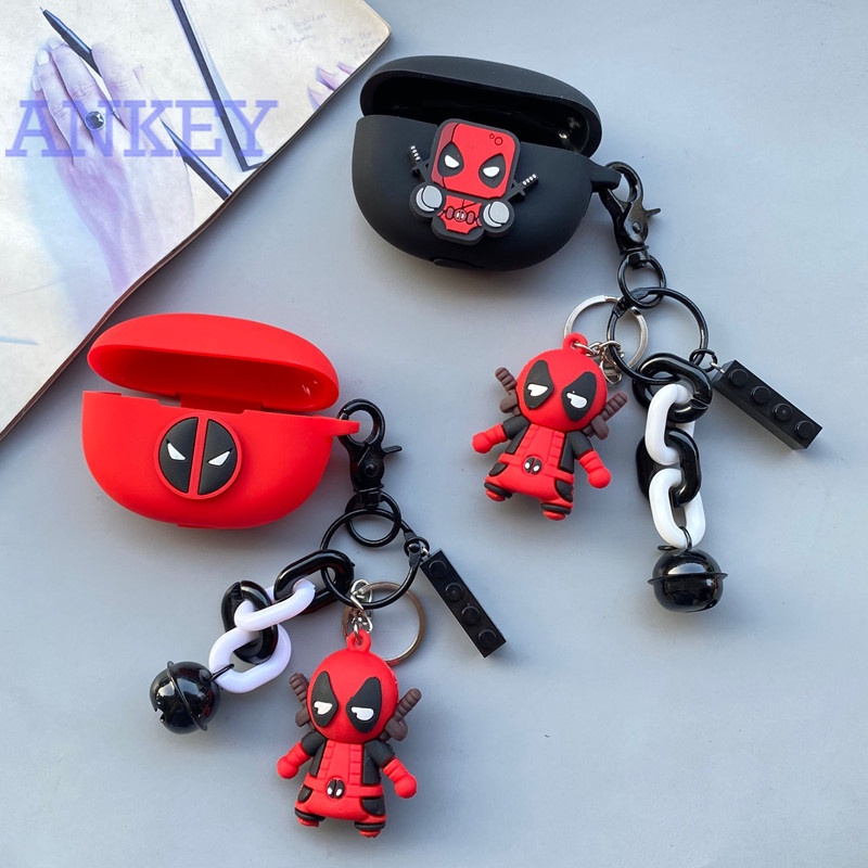 Case for Beats Studio Buds Vỏ bọc silicon mềm bảo vệ hộp sạc tai nghe chống nước/sốc kèm móc khóa