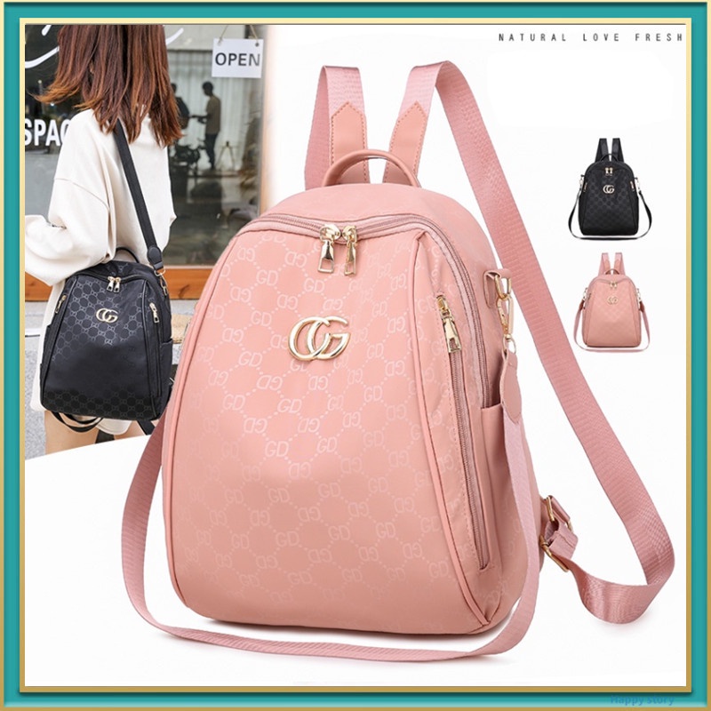 Ba Lô Vải Oxford Sức Chứa Lớn Đa Năng Phong Cách Hàn Quốc Dễ Thương Cho Nữ