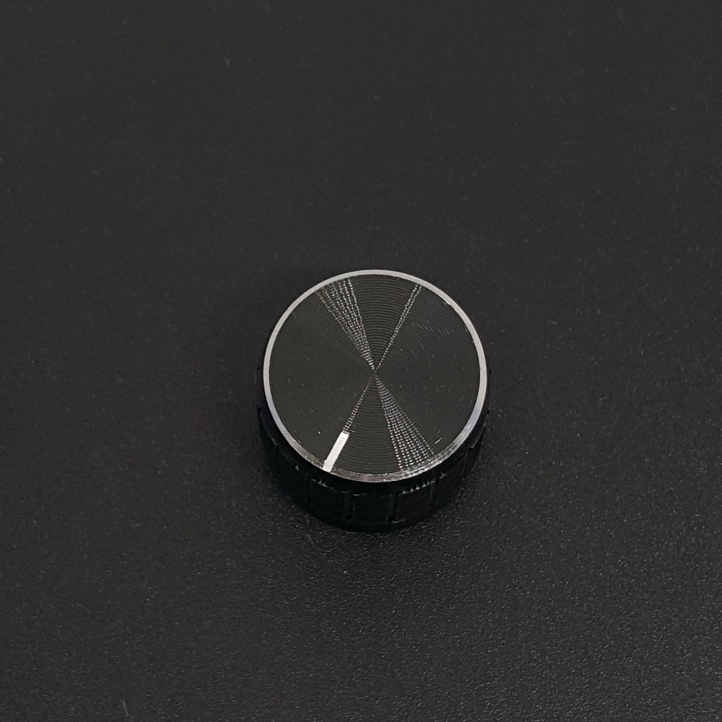 Núm triết áp đen 15mm