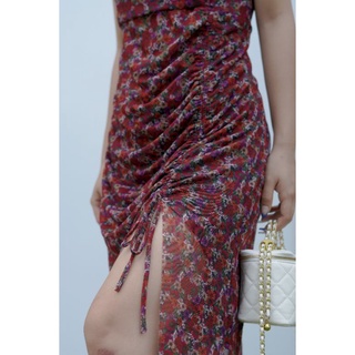 Đầm dây cổ chéo dư xịn có bigsize