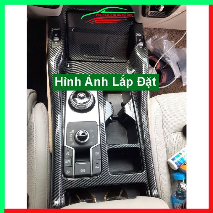 Ốp nội thất cho xe ô tô Sorento 2021 Cacbon ABS bảo vệ chống trầy xước và làm đẹp xe