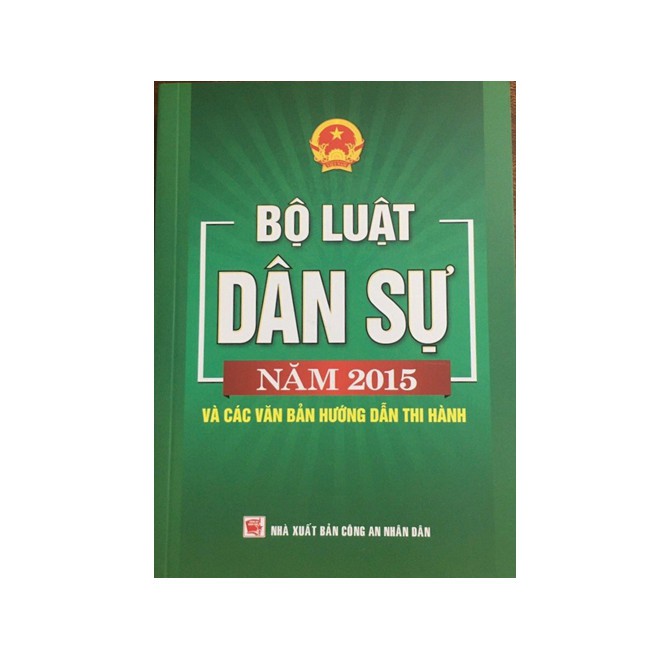 Sách Luật - Bộ Luật Dân Sự 2015 và các văn bản hướng dẫn thi hành