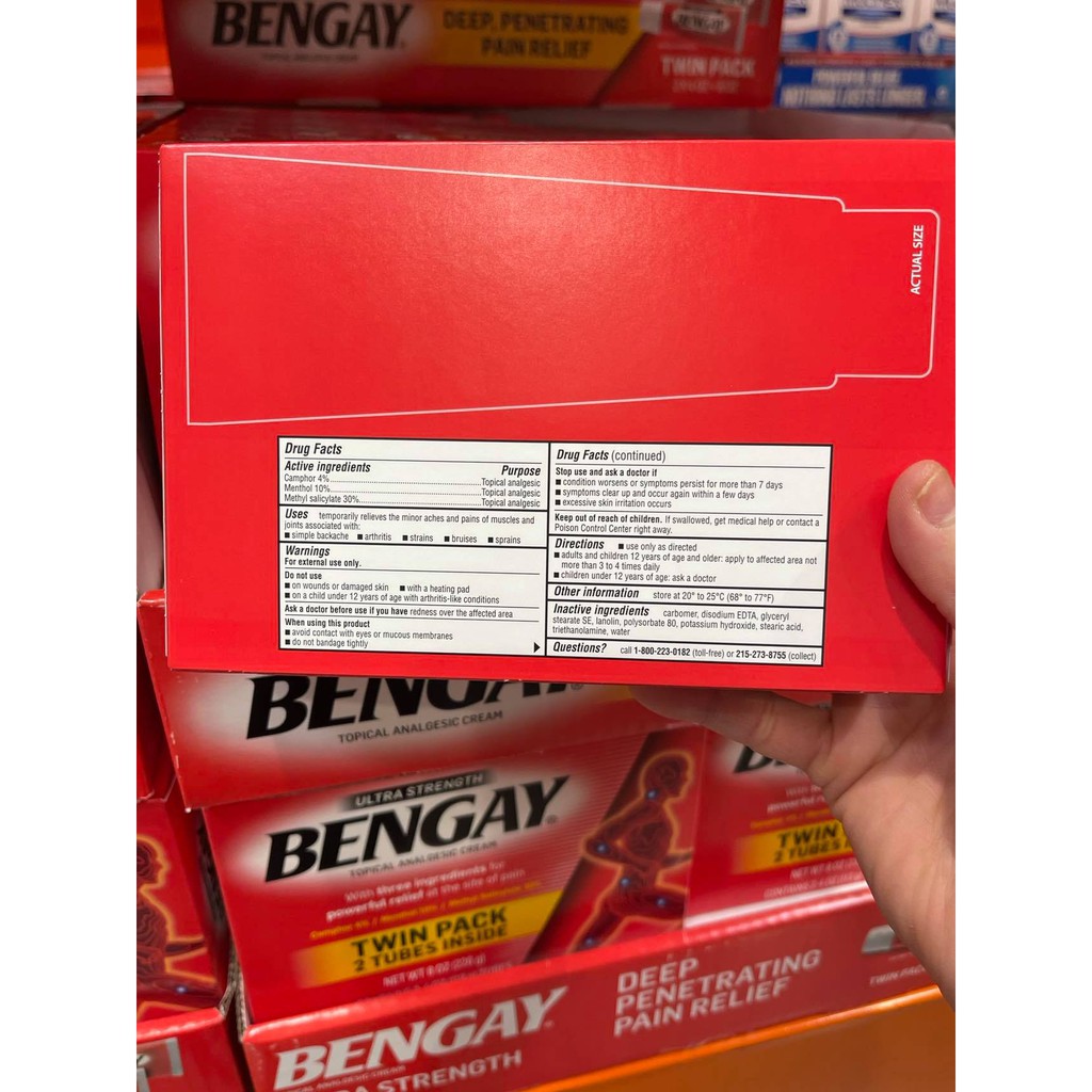 🌺 Bengay dầu nóng xoa bóp nhức mỏi