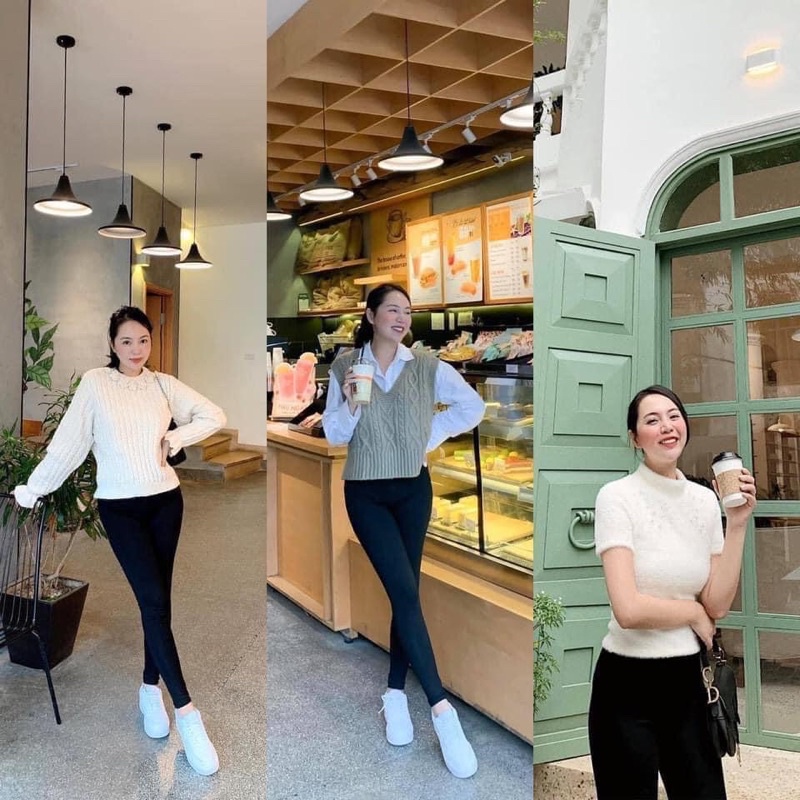 Quần Legging Za Ra 4 Túi Cạp Cao Tôn Dáng