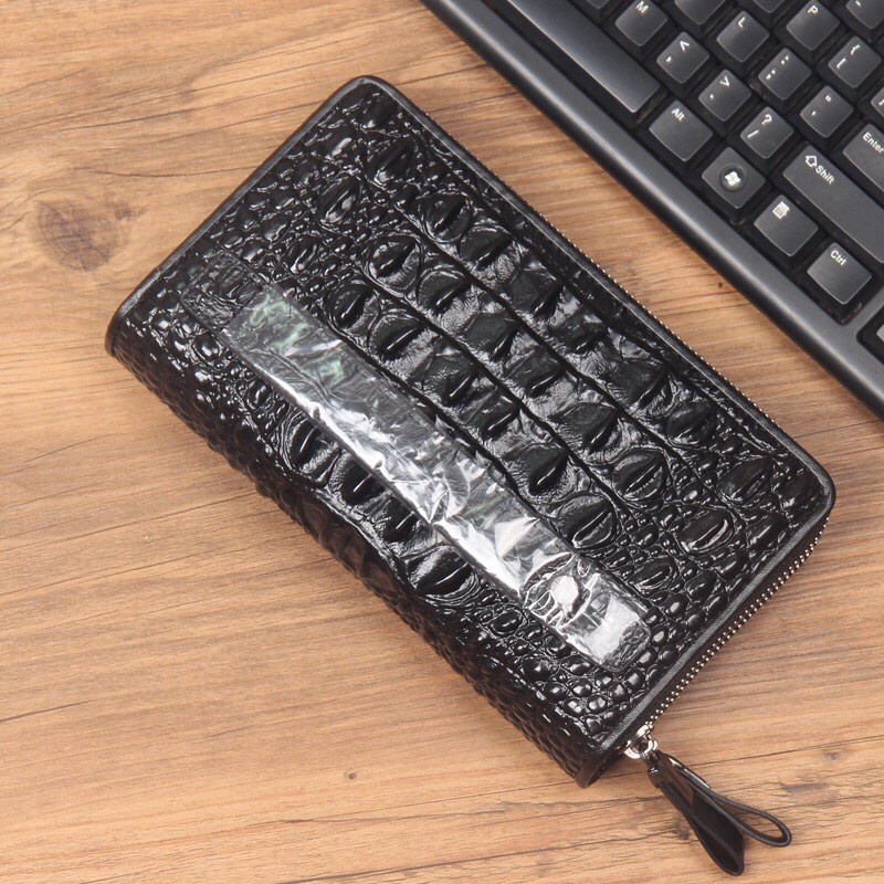 Ví Cầm Tay Nam Nữ Nhiều Ngăn Vần Da Cá Sấu Sang Trọng Đẳng Cấp Windy.com