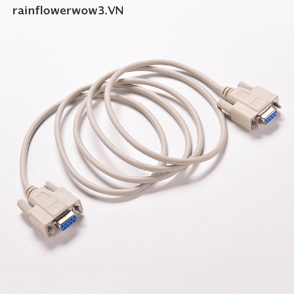 Cáp KếT NốI RS232 Chull Sang Lỗ CắM DB9 5ft 1.5m Dây Cáp Chuyển Đổi 9 pin Serial RS232 DB9 F / F Female Sang Female 1,5m RS232