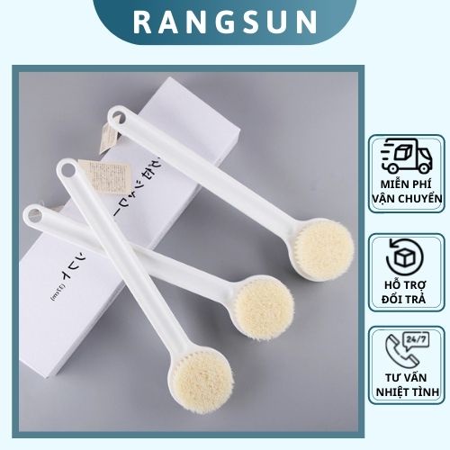 [ CÓ HỘP] Cọ lưng tắm cầm tay Muji , cọ tắm tẩy da chết , cọ massage RANGSUN