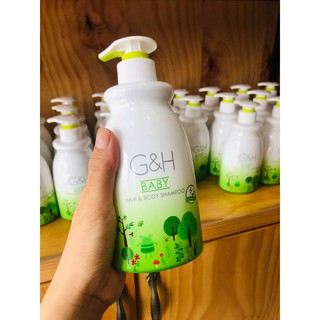 sữa tắm gội em bé