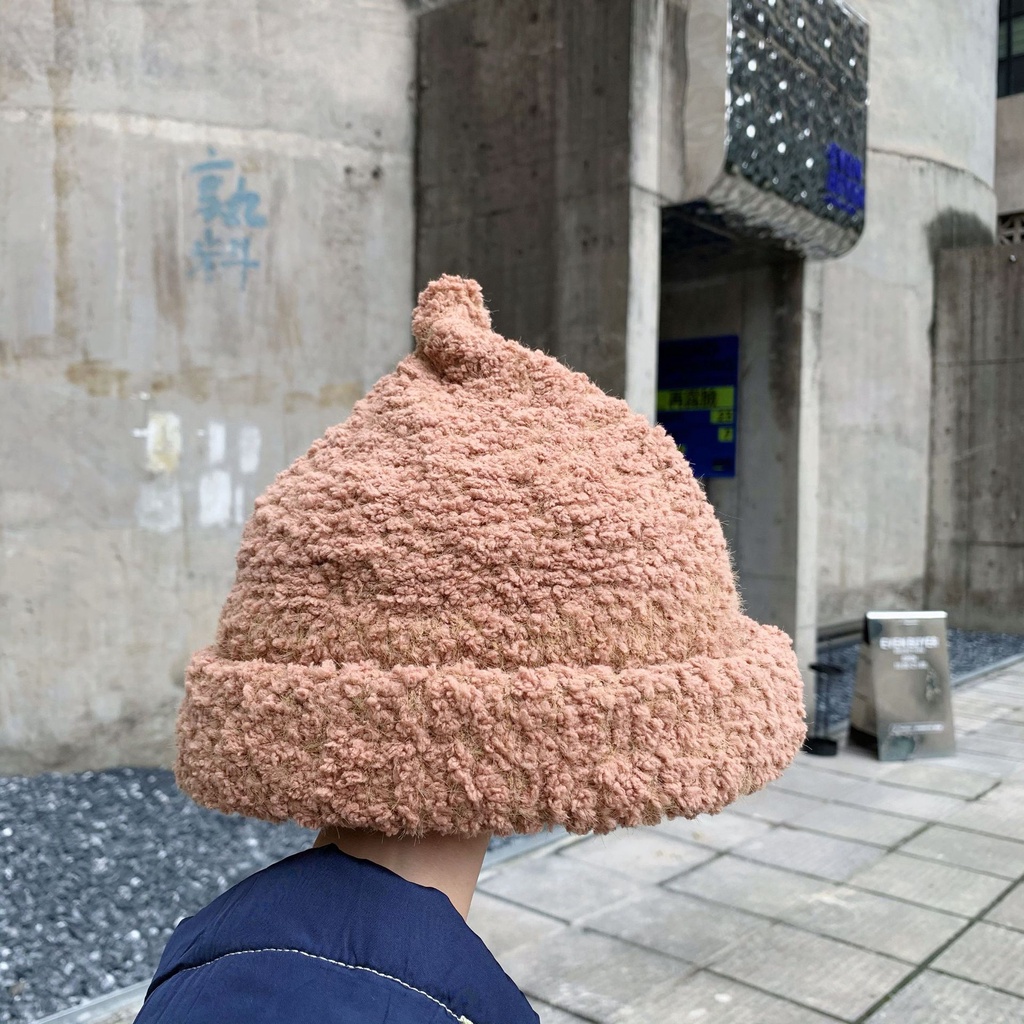 Nón lông cừu phong cách Nhật Bản dễ thương dành cho nữ