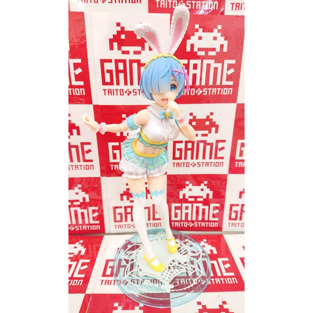 Mô hình chính hãng REM - phiên bản THỎ HAPPY EASTER 2021 - RE: Zero - hãng TAITO
