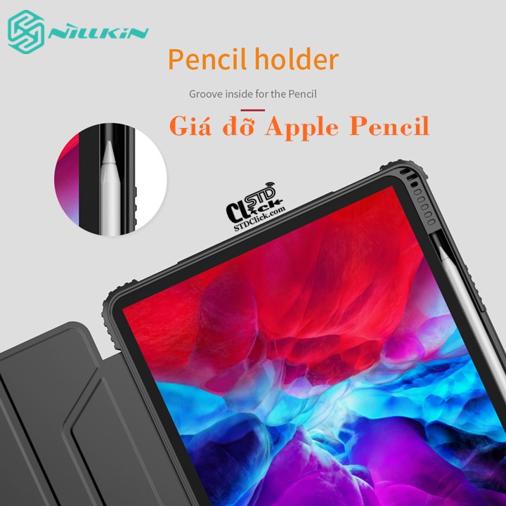 [Mã SKAMA07 giảm 8% đơn 250k]BAO DA IPAD PRO 12.9 2020 NILLKIN BUMPER CHỐNG SỐC CHÍNH HÃNG [NEW SALEOFF] | BigBuy360 - bigbuy360.vn