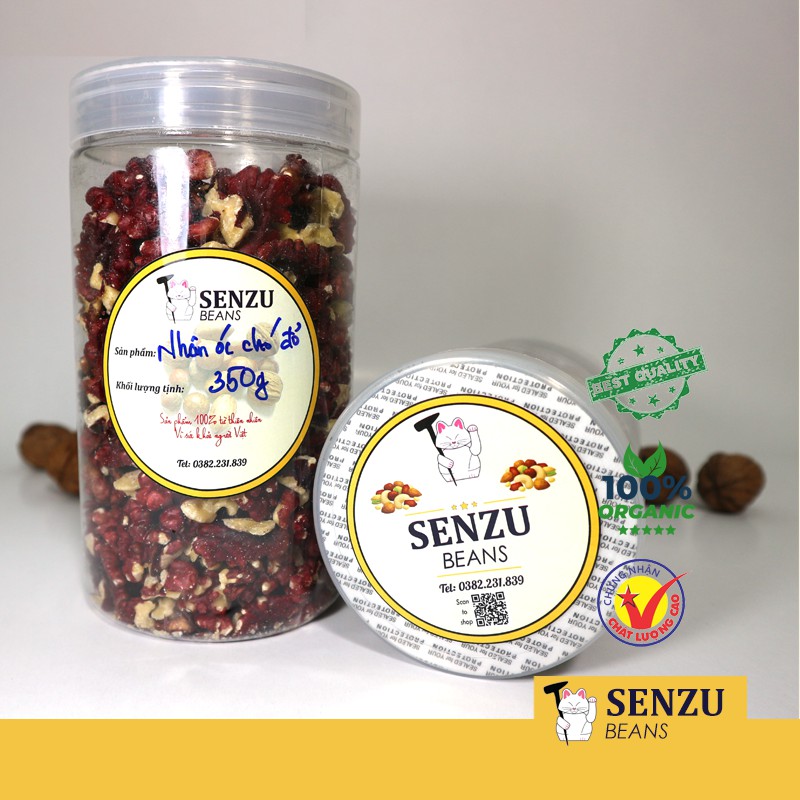 Nhân Óc Chó Đỏ Mỹ Sấy Ăn Liền (Red Walnut) - Senzu Beans