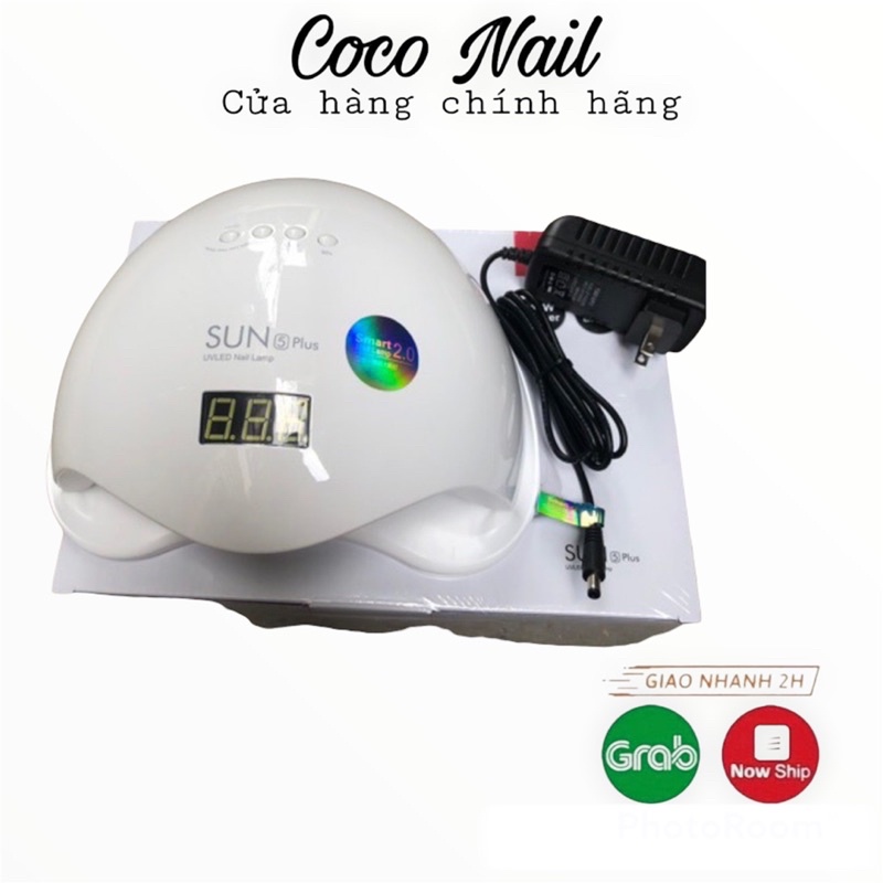 Máy hơ sơn gel cảm ứng tự động Sun5 Plus 48W tem xanh chính hãng