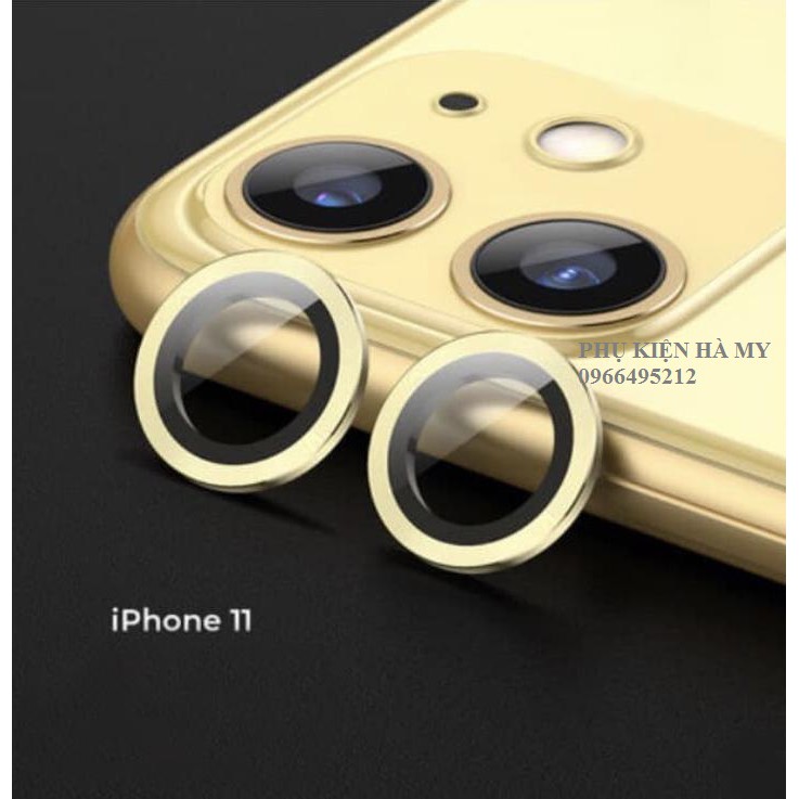 Ống Kính Cường Lực Camera Đơn Chống Lóa Phù Hợp Cho Dòng Máy iPhone 11/ iPhone 11 Pro/ iPhone 11 Pro Max