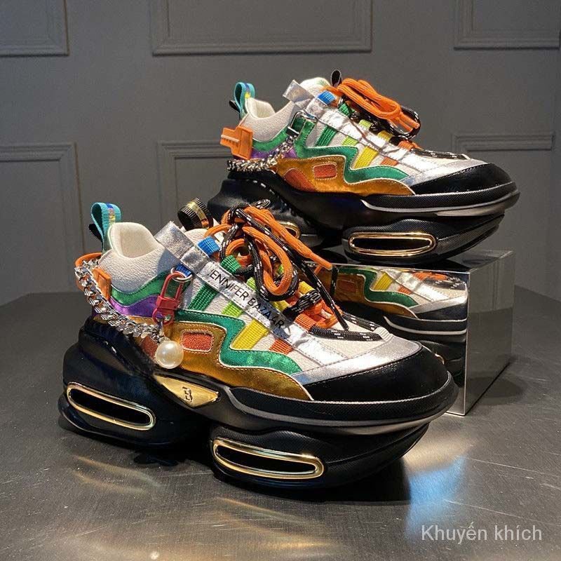 Giày da mềm đế dày phong cách thời trang xuân hè