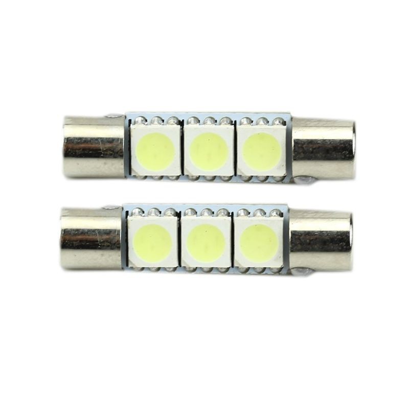 Đèn LED ánh sáng trắng T6 5050 31MM 3-SMD dành cho xe ô tô