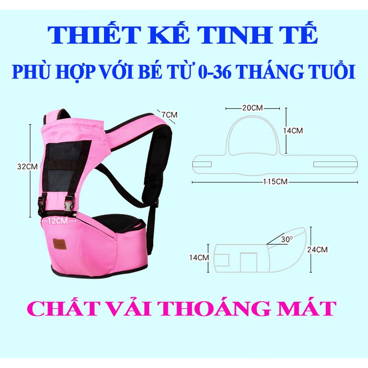 Địu Em Bé Nhiều Tư Thế