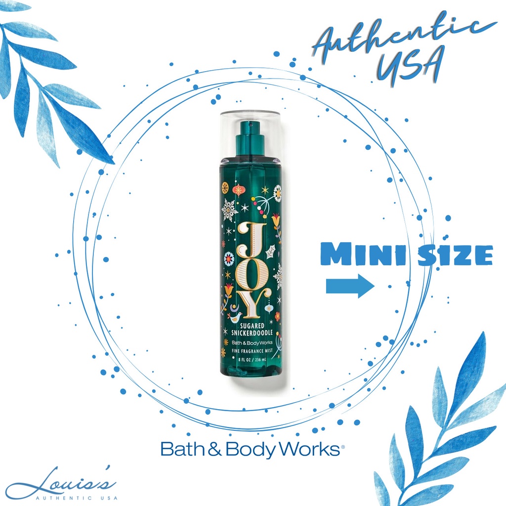 JOY Sugared Snickerdoodle  - Body mist | Xịt thơm toàn thân Bath & Body Works Mỹ