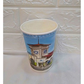 50 Ly Giấy in hình Chợ Bến Thành 14oz – 360ml In Sẵn Có Nắp | Ly giấy cafe | Ly giấy đựng cà phê | Cốc giấy