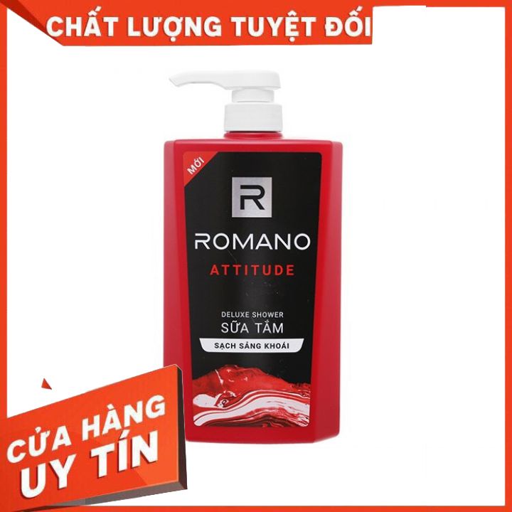 (chính hãng) Sữa tắm Romano chai 650g Romano -đủ màu-hương thơm nam tính-giữ mùi lâu