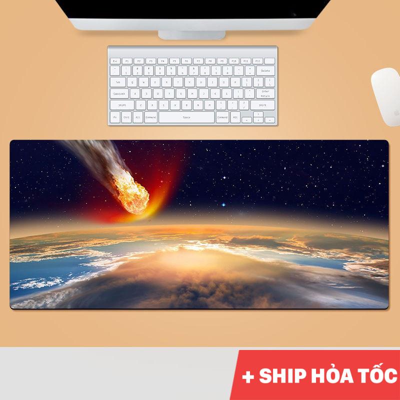 Miếng Lót Chuột Họa Tiết Vũ Trụ Hoạt Hình Cỡ Lớn Thiết Kế Độc Đáo