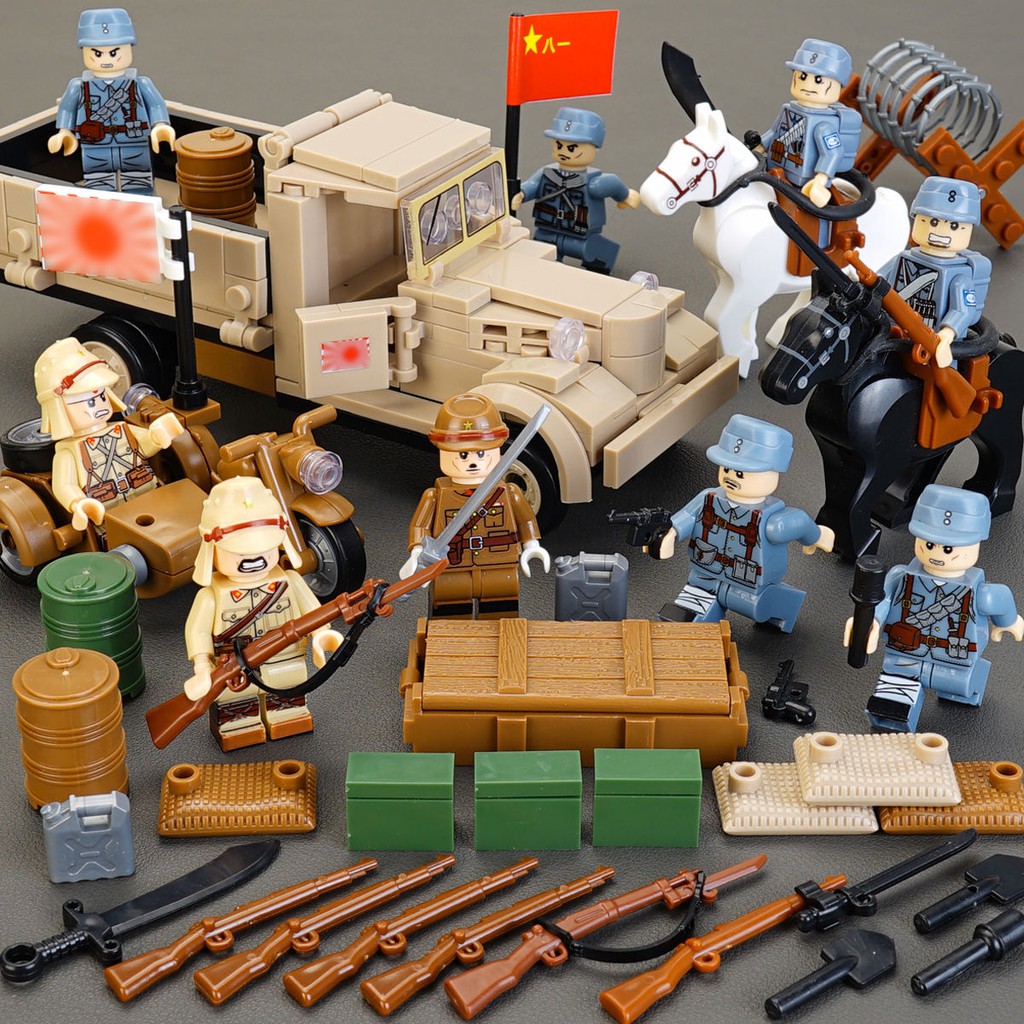 Mô Hình Lắp Ráp Lego Đồ Chơi Quân Đội Wwii Eighth Rote 28th