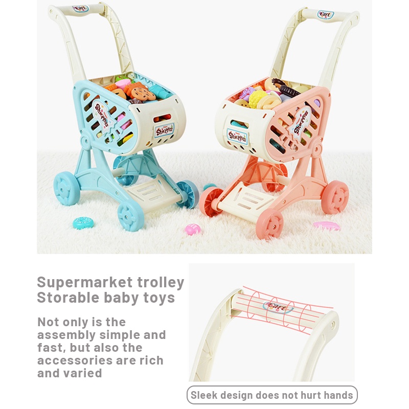 Đồ chơi xe đẩy mua sắm ZHAN QI TOYS dễ thương cho bé