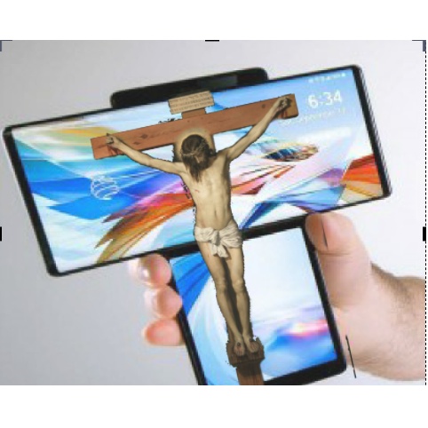 Điểm mới Điện thoại di động xoay màn hình kép LG WING ban đầu Máy ảnh xoay LG WING Điện thoại di động 5G