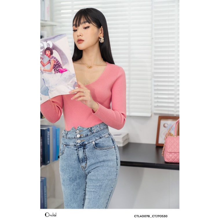 Quần Jean Xanh - orchid CTJ7O530