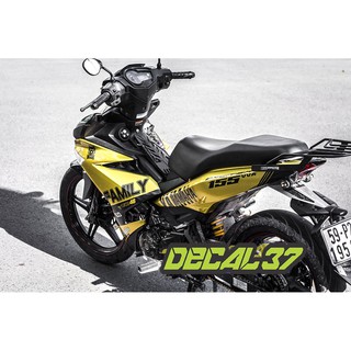 Tem Trùm Exciter 150 Ramos đen vàng