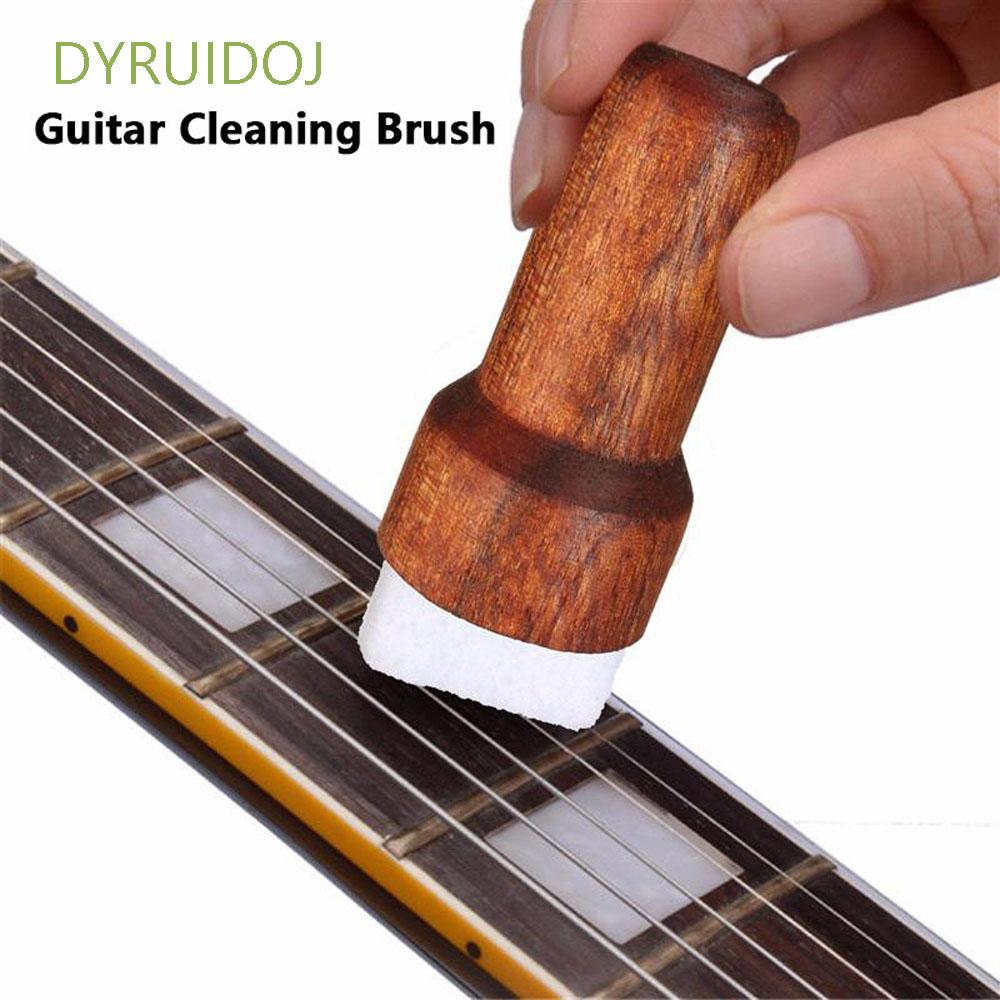 Bàn Chải Vệ Sinh Dây Đàn Guitar Bass Bằng Gỗ Nhiều Màu Sắc