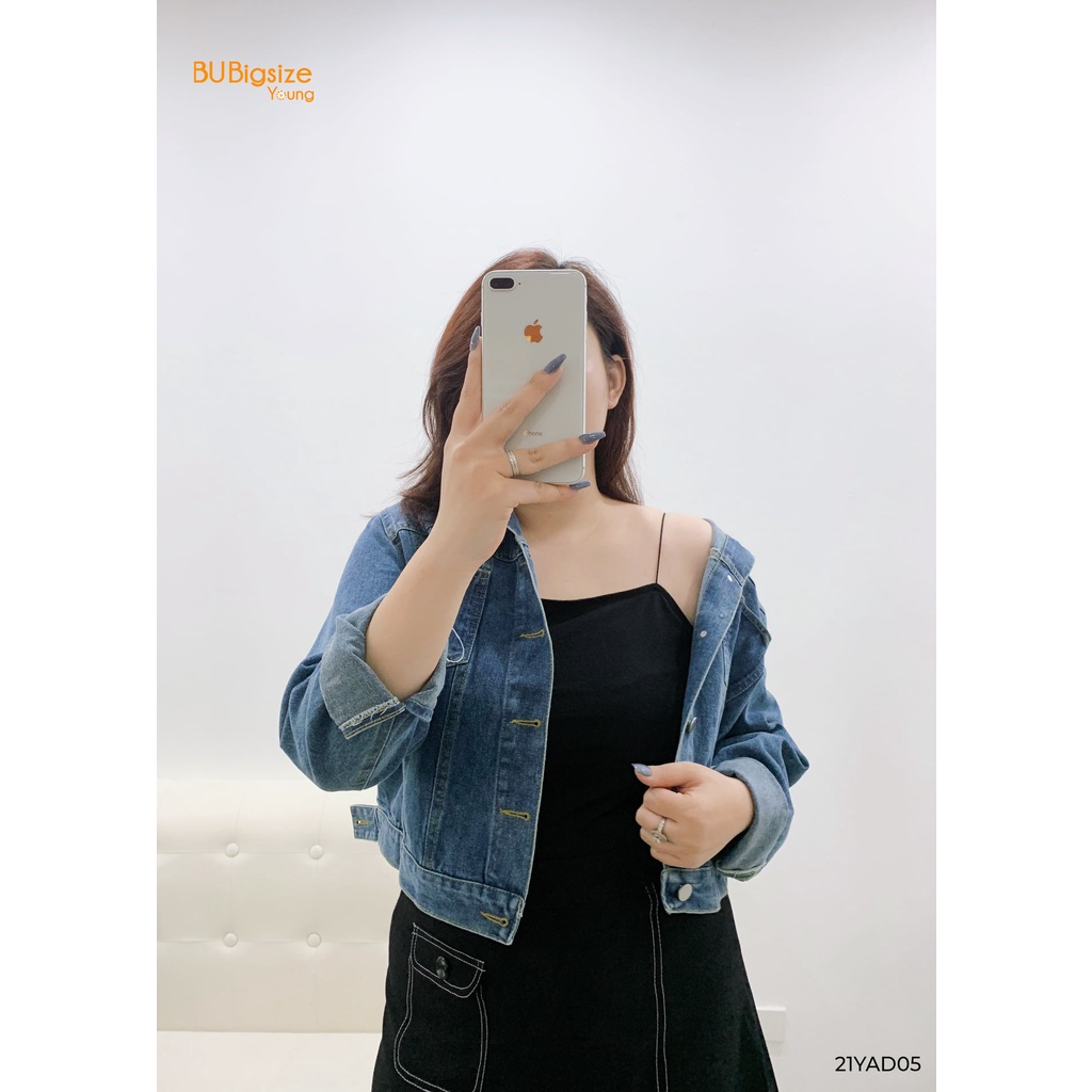 Áo 2 dây thun nữ BIGSIZE (55kg đến 95kg) - 21YAD05 - [BU Bigsize Young] | BigBuy360 - bigbuy360.vn