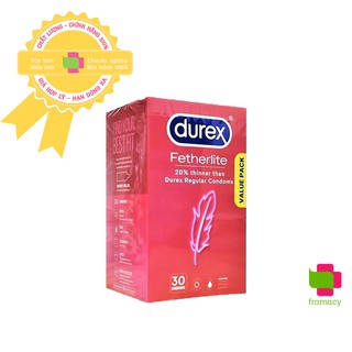Bao Cao Su Durex Fetherlite, Úc (30c) giúp quan hệ an toàn, tăng khoái cảm cho nam giới