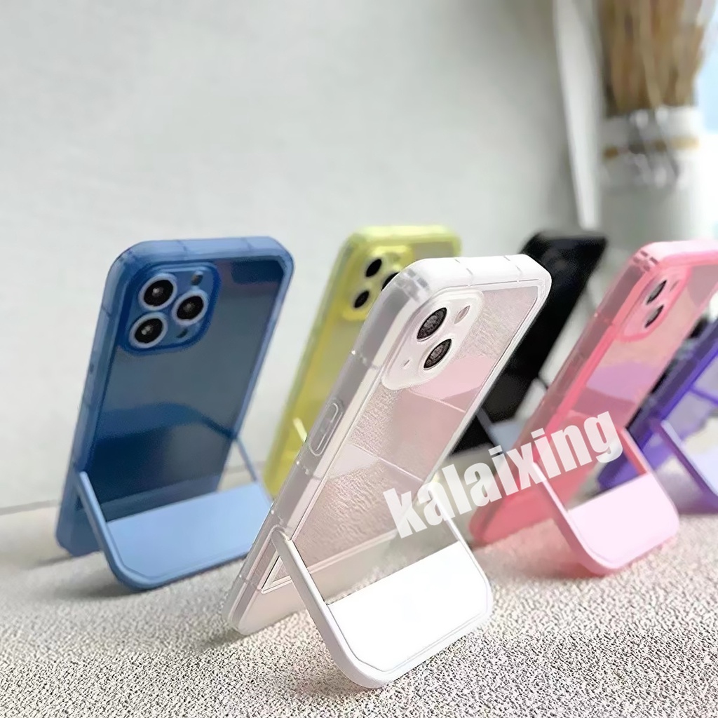 Vỏ kẹo giá đỡ vô hình cho iphone 14 pro max 11 12 13 pro max xr xs max vỏ mềm transpent để xem di chuyển