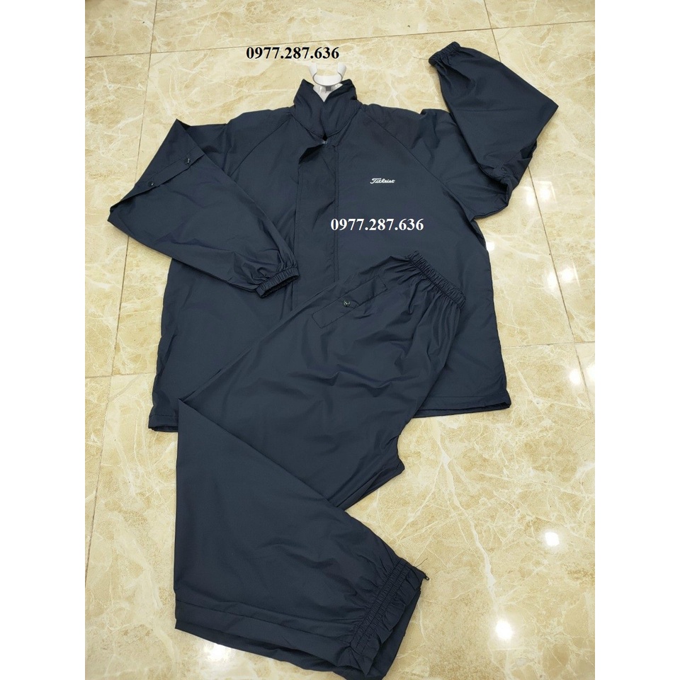 Bộ quần áo mưa chơi golf Titleist siêu nhẹ chống nước tốt AM018