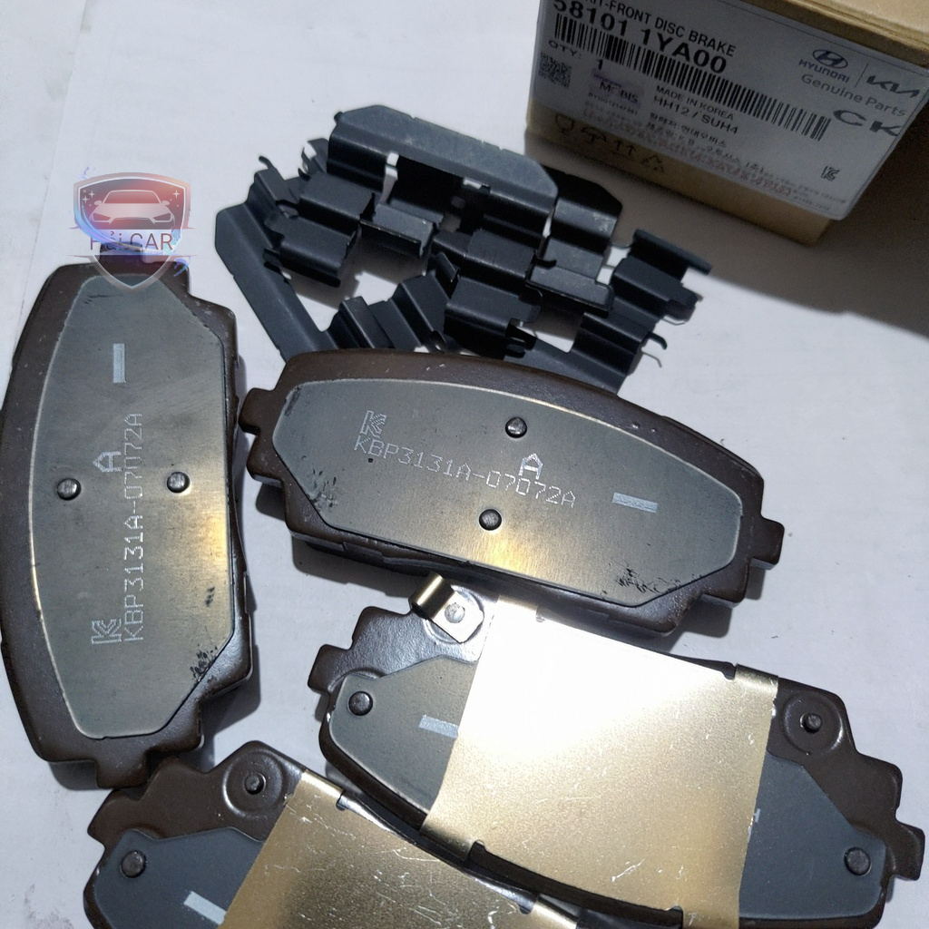 MÁ PHANH TRƯỚC KIA MORNING 2011-2020 CHÍNH HÃNG HYUNDAI MOBIS / 581011YA00