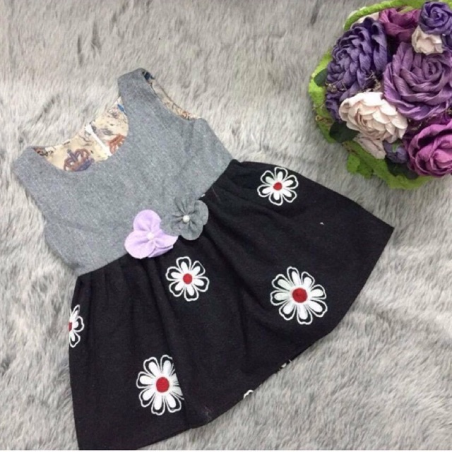 Váy dạ 2 lớp bé gái