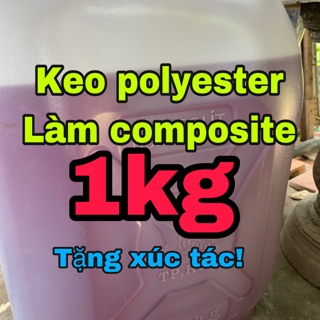 Bán Sỉ-[1kg]-nhựa Composite polyester làm khuôn chậu