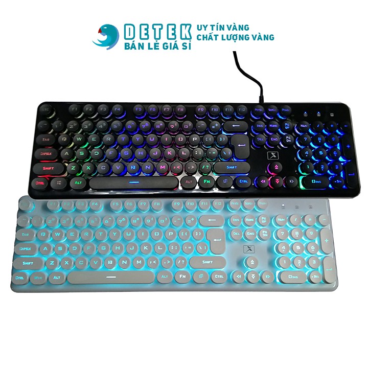 ( có video ) ⌨ Bàn phím keycap tròn Classic K100 K620 LED siêu đẹp