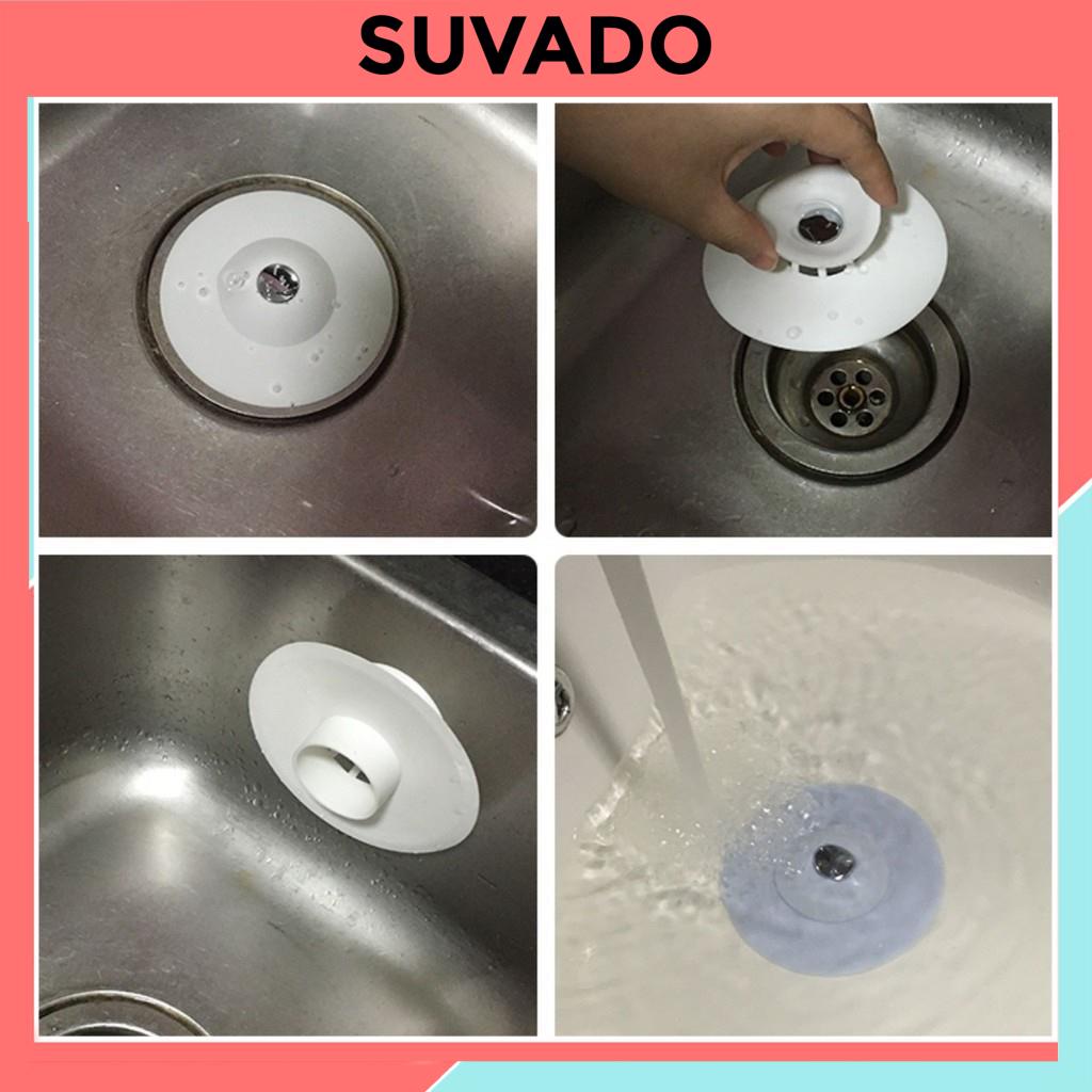 Chặn Rác chậu Rửa chén Bát lavabo ống thoát nước nhà tắm Bật Mở Thông Minh Ngăn Mùi Bồn Tắm B040 SUVADO
