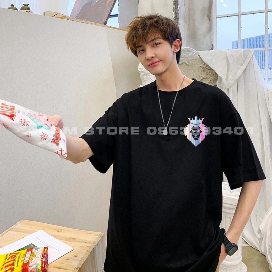 Áo thun phản quang 7 màu Tay lỡ Nam Nữ Sư Tử