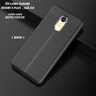 Ốp Lưng Dẻo Đen Chống Sốc Autofocus Xiaomi Redmi 5 Plus Tặng Kính Cường Lực