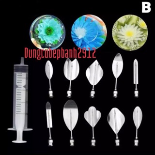 Bộ 10 kim làm thạch rau câu 3D (mẫu B)