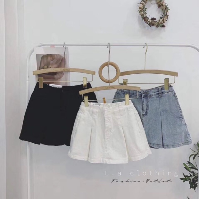 BÁN SỈ CHÂN VÁY JEAN XOÈ 3 MÀU CHO NỮ | BigBuy360 - bigbuy360.vn