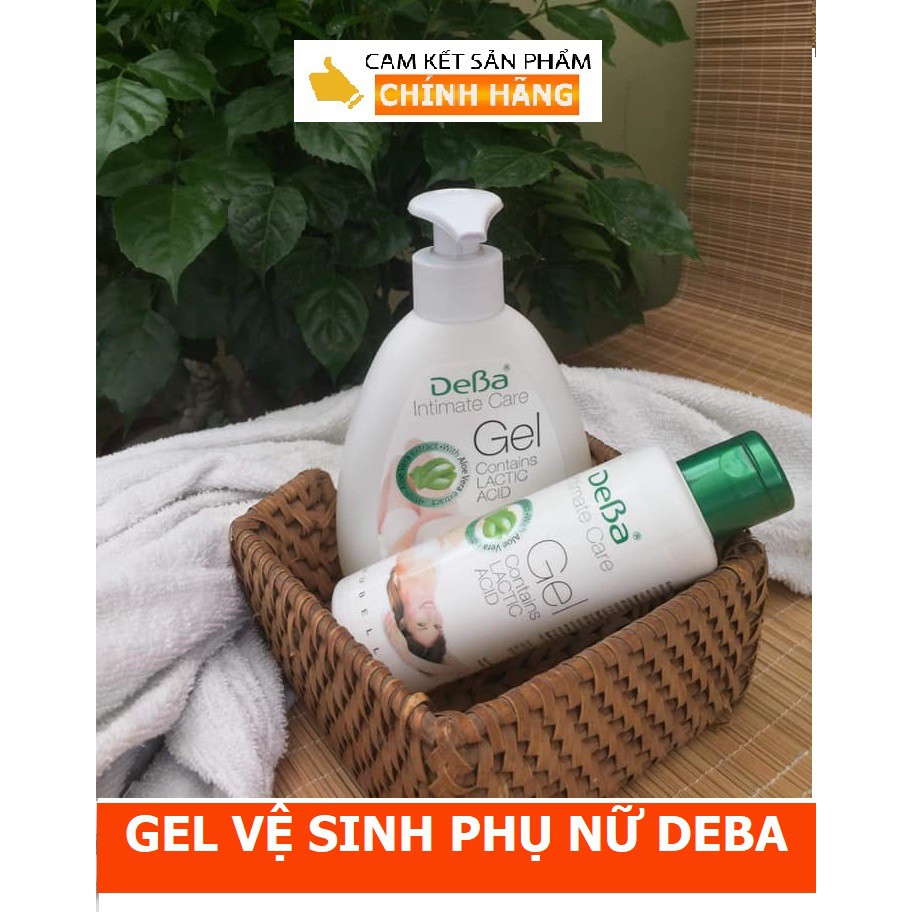Gel vệ sinh phụ nữ Deba Intimate care 150ml - Dung dịch vệ sinh phụ nữ Deba nhập khẩu từ Bulgaria
