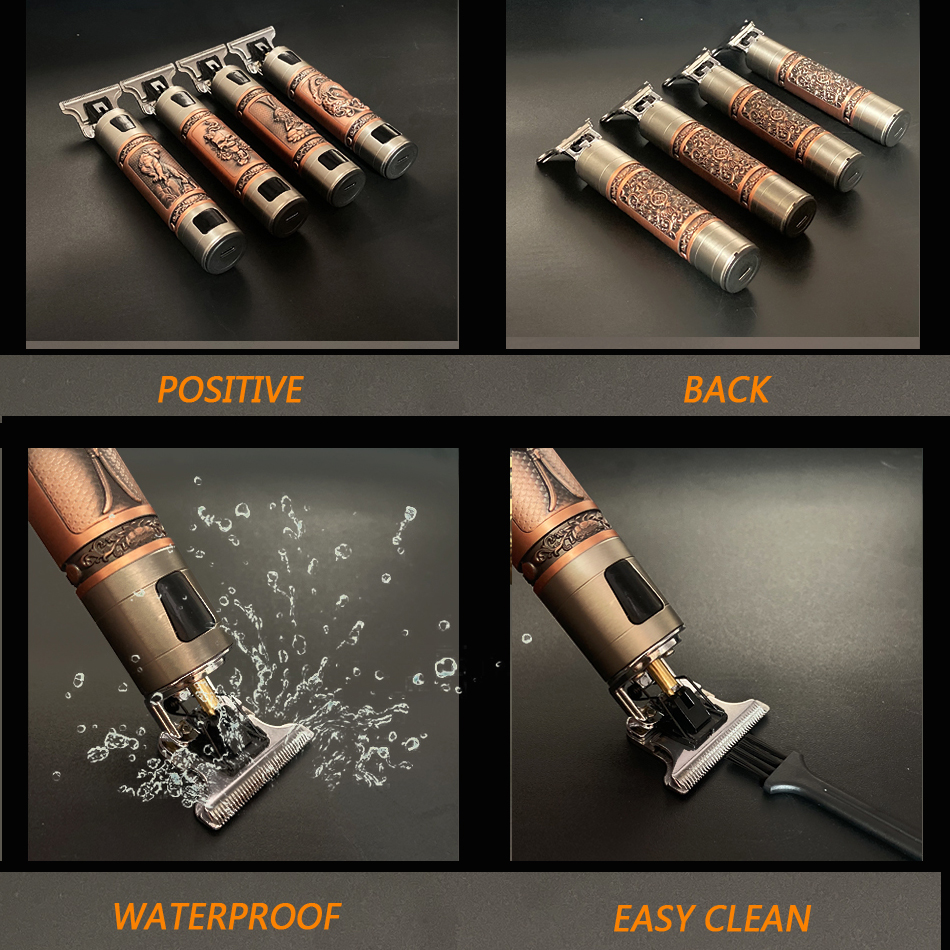 Máy cạo râu Hớt Tóc/Cạo Râu 2021 Mới Với Màn Hình LCD Chuyên Dụng Cho Salon