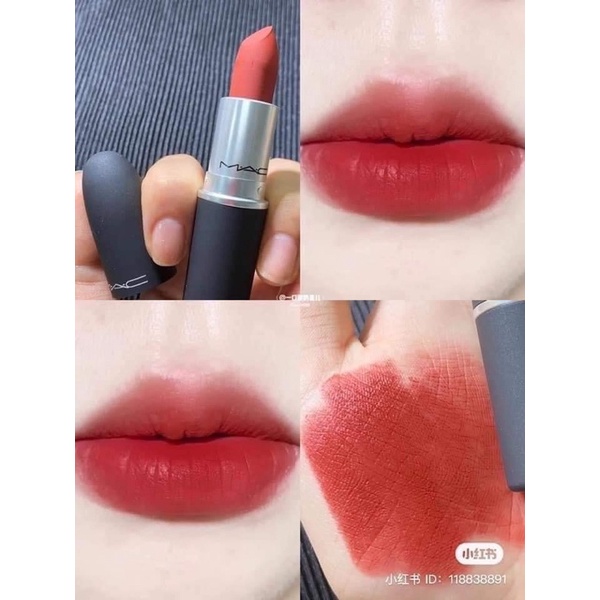 Son MAC Devoted To Chili Màu 316 Đỏ Gạch